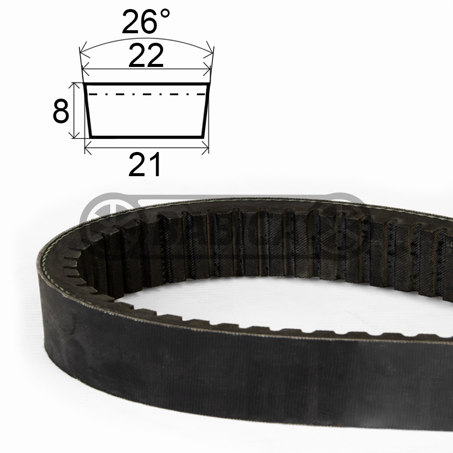 Variátorový remeň 22 x 8 x 1000 Li Tagex